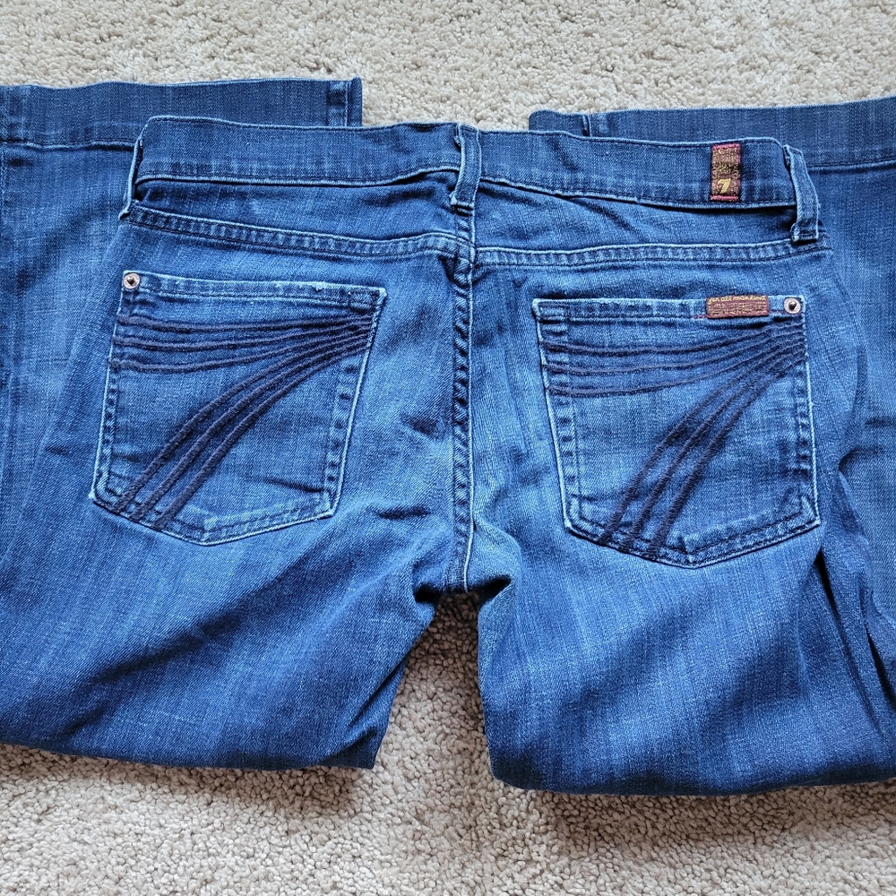 7 for All Mankind crop dojo jeans